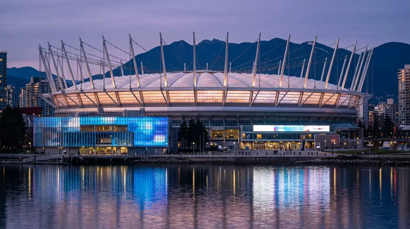 BC Place in Vancouver, stadion voor Nieuw-Zeeland tegen België op het WK 2026