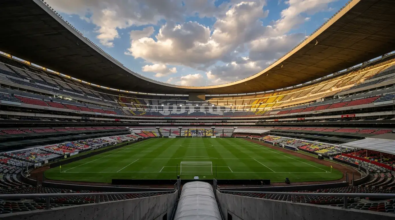Estadio Azteca in Mexico-Stad, locatie van de openingswedstrijd WK 2026